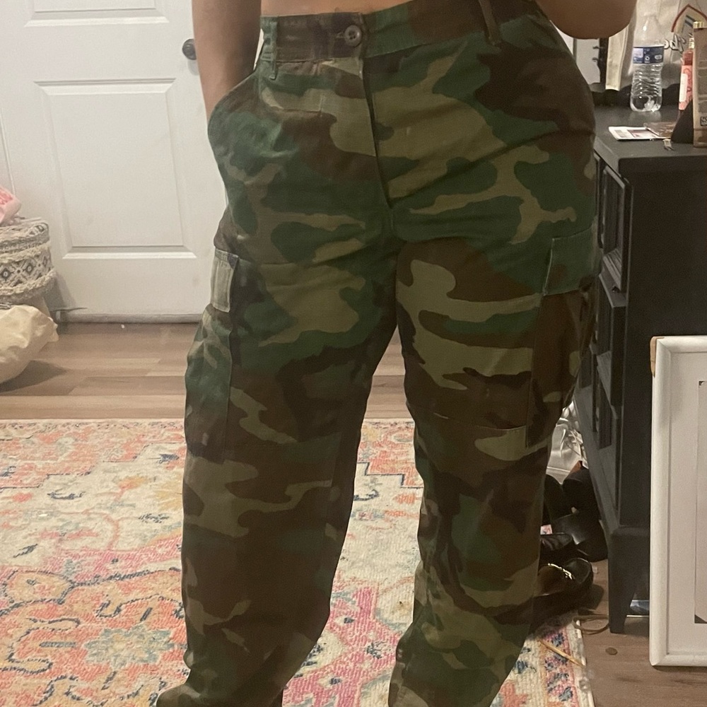 Camo Cargo Vintage Pants